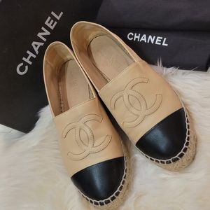 Authentic Chanel Espadrilles 37